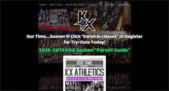 Desktop Screenshot of kxathletics.com